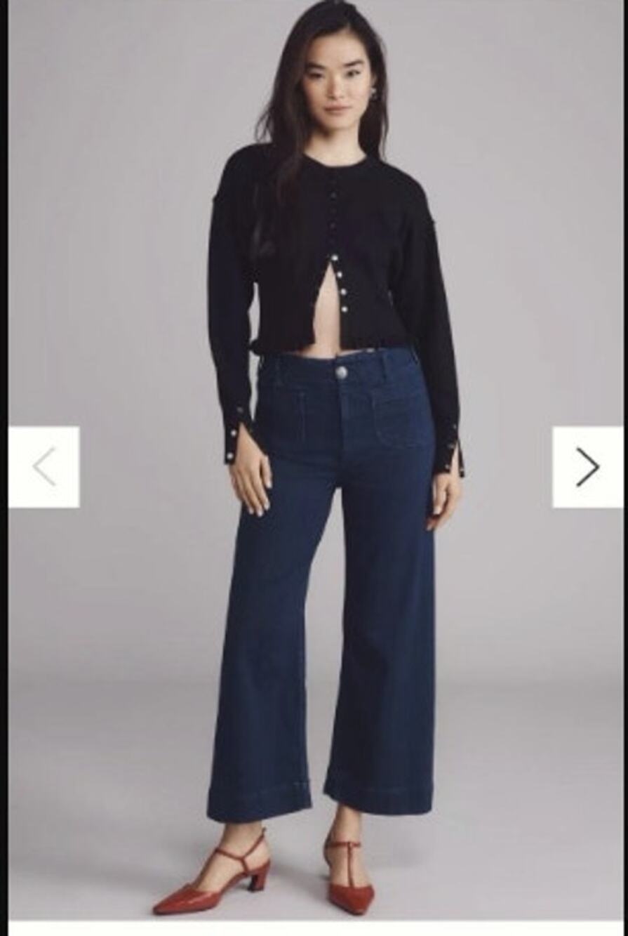 Maeve Anthropologie The Colette Crop Jeans Size 30